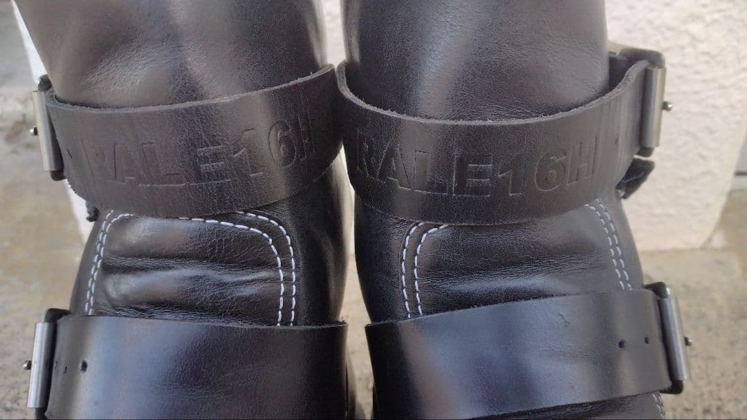 RALE16H ブラックエンジニアブーツ