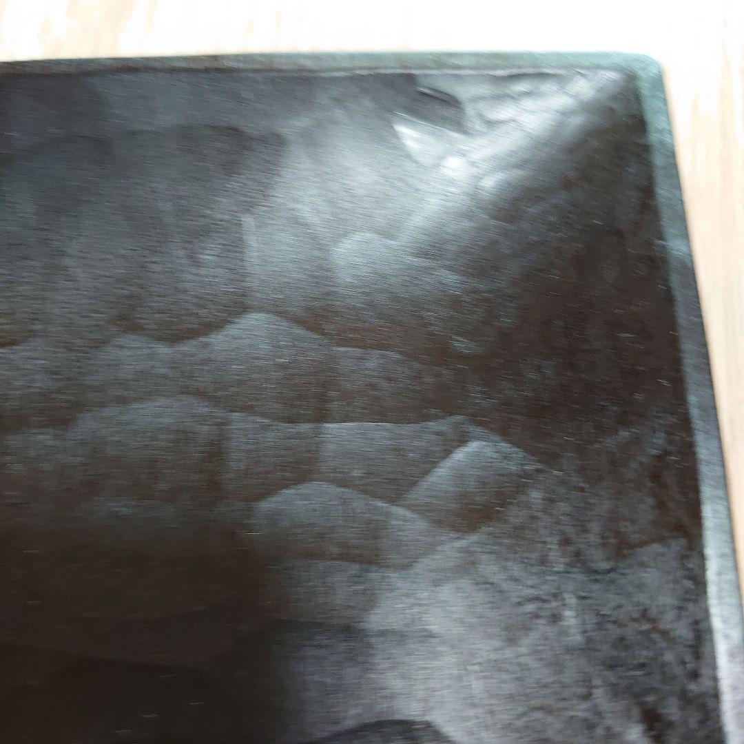 三谷龍二さん　黒漆　四方皿