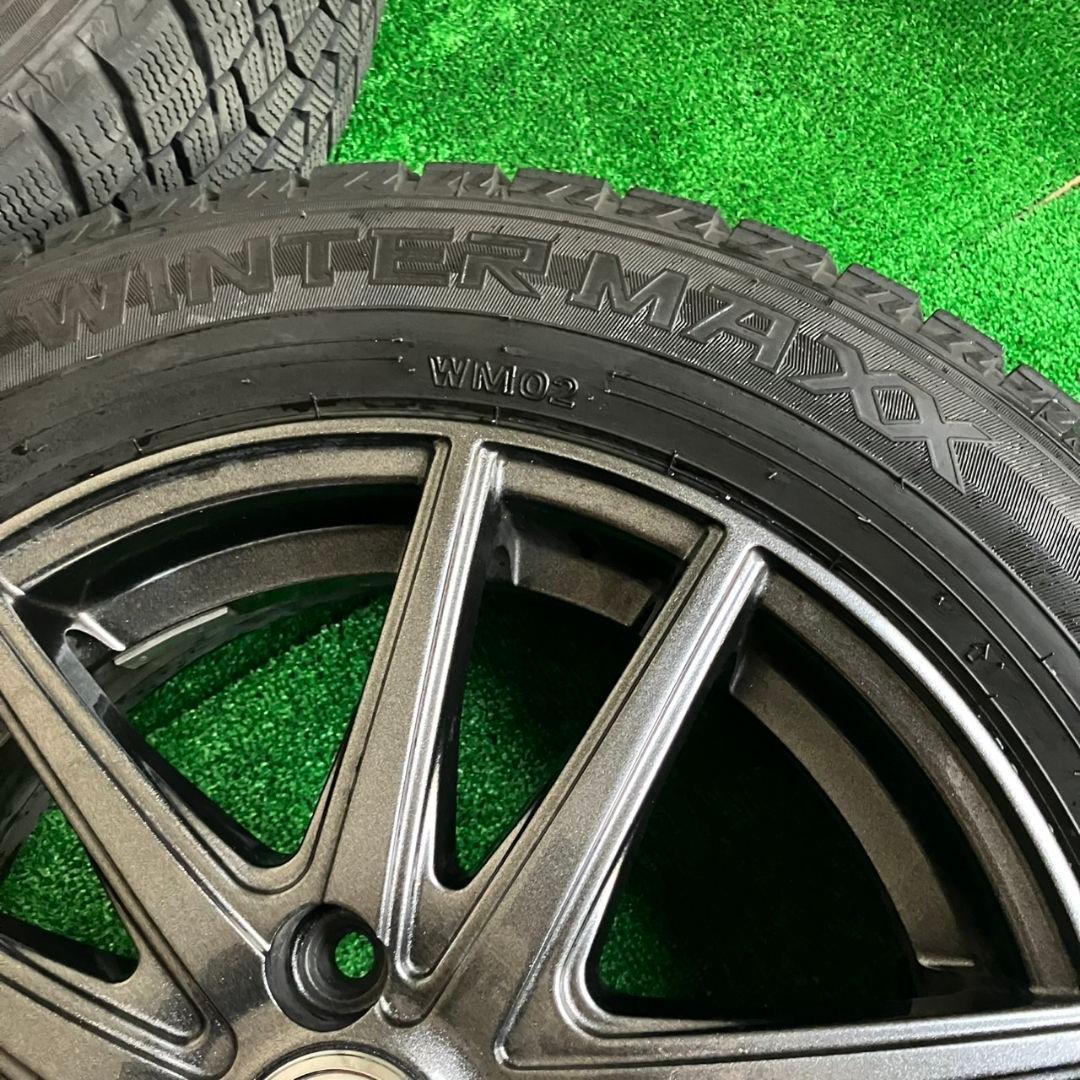 送料込み 175/65R15 スタッドレスタイヤアルミホイール4本 フィットHV