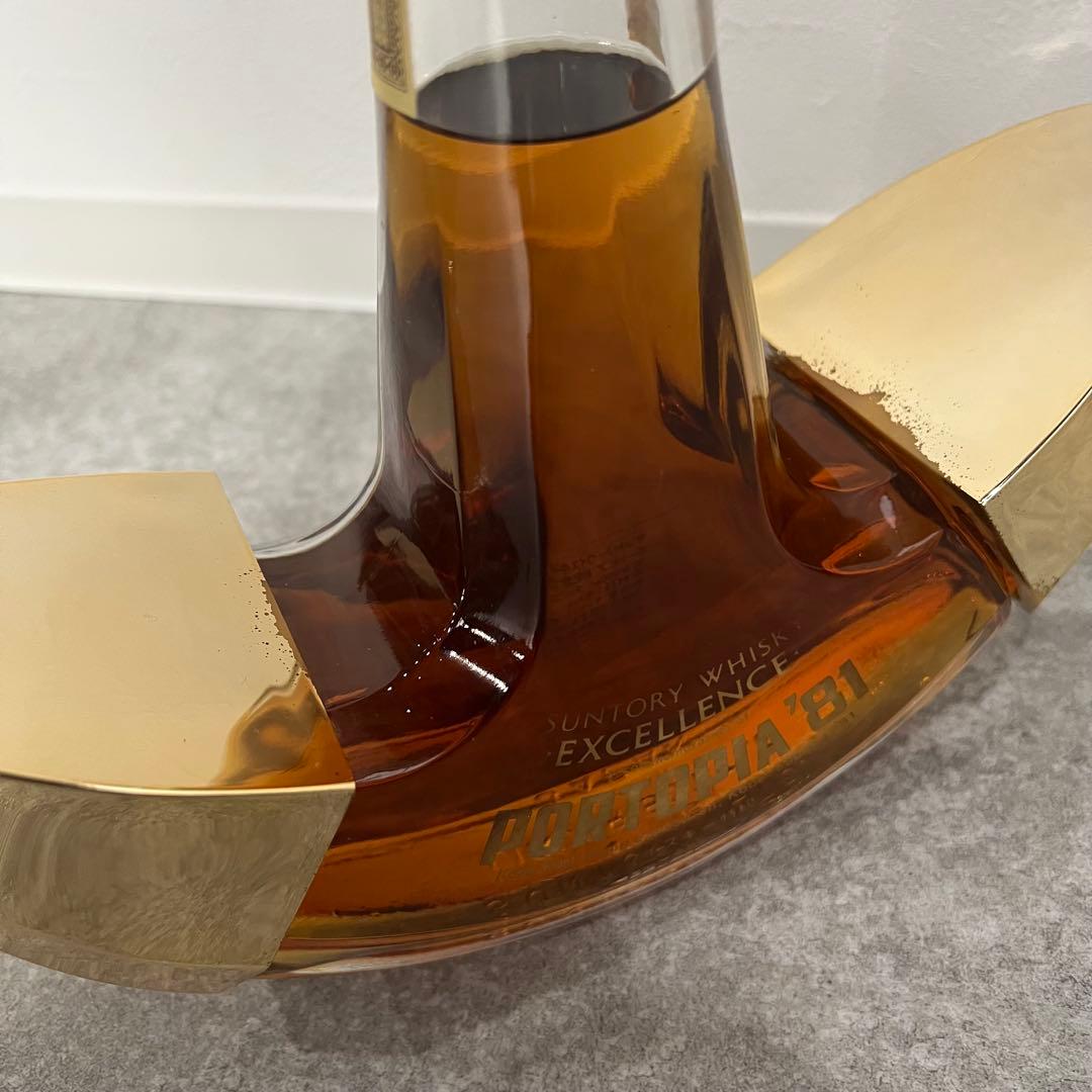 未開栓 サントリー ウィスキーエクセレンヌ ポートピア81年記念 アンカー型