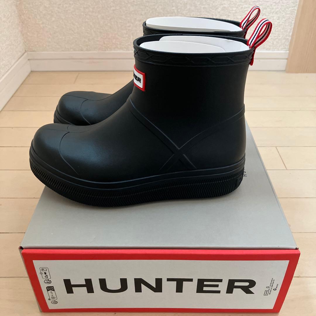［国内正規品］ハンター　レインブーツ　ショートタイプ　ブラック