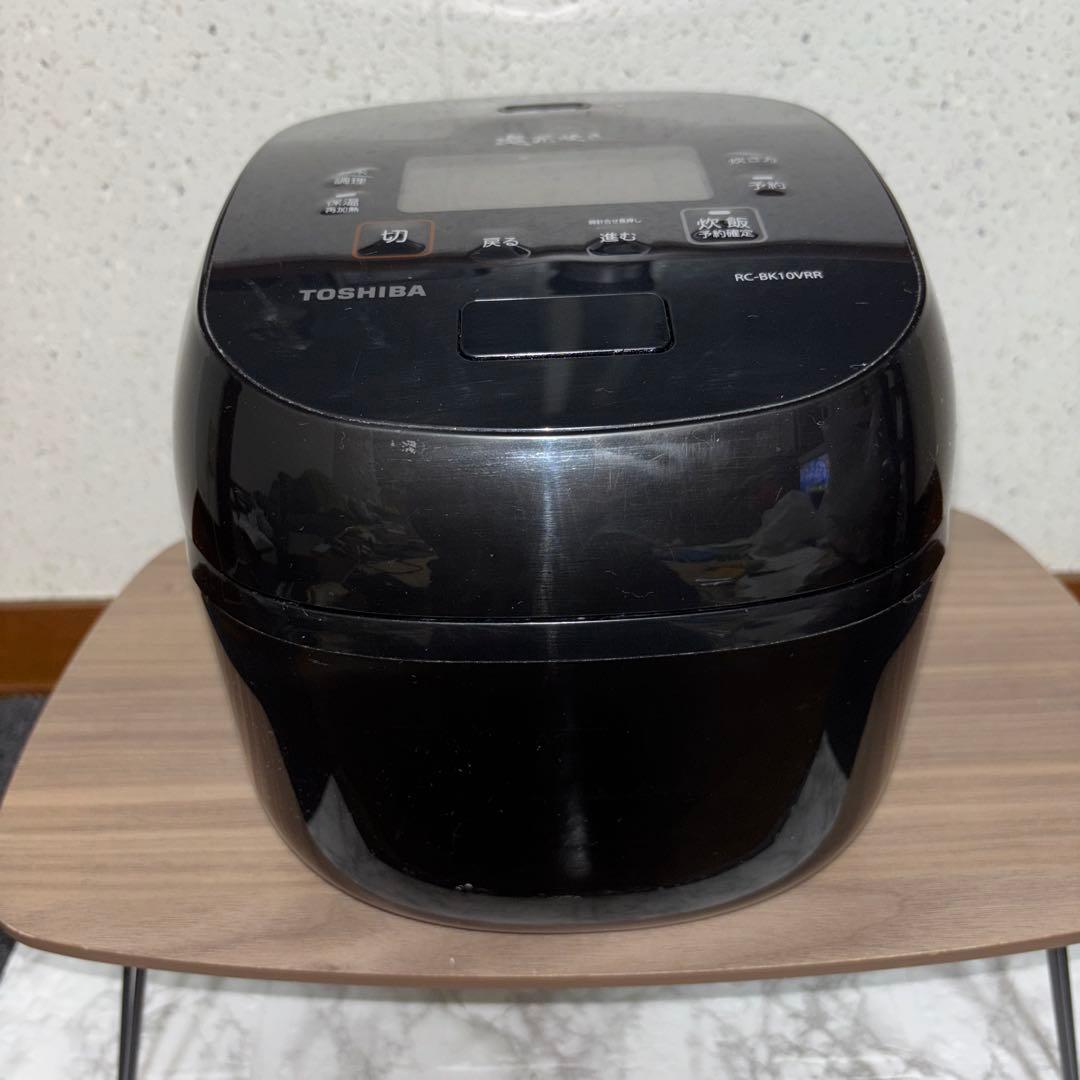 【2021年製】東芝　真空IHジャー　RC-BK10VRR 炎匠炊き　5.5合