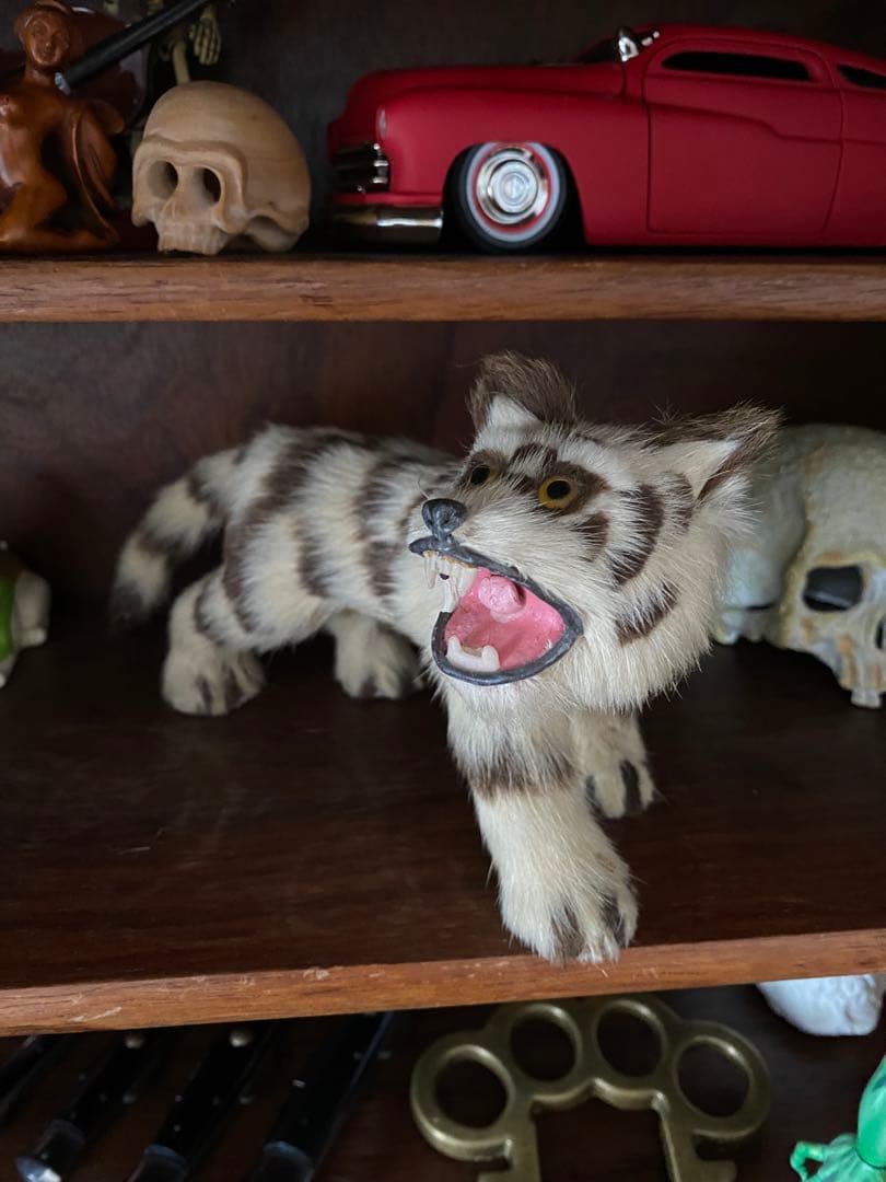 虎 タイガー 剥製 置物 ロカビリー tattoo ホットロッド クリームソーダ