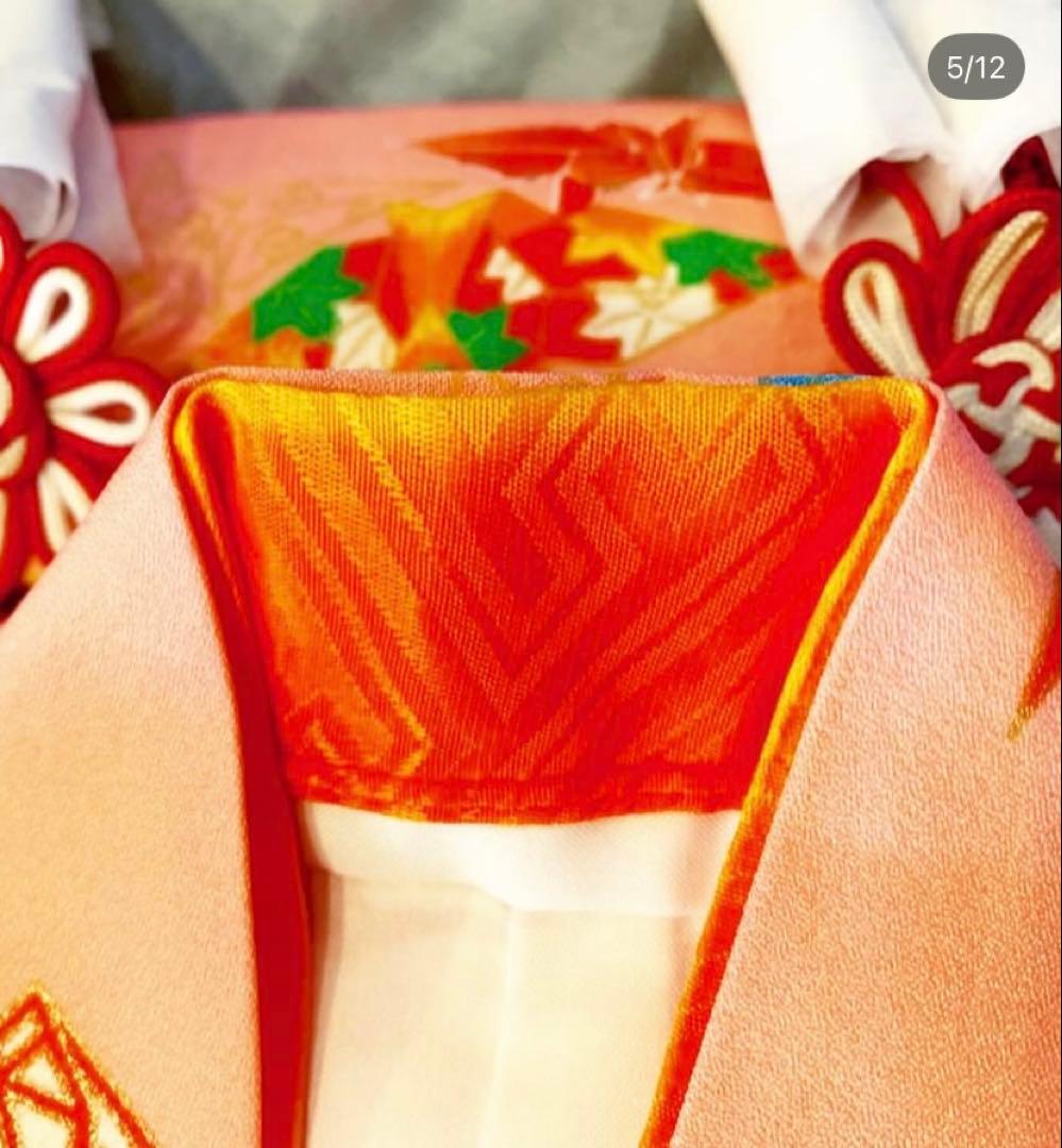 七五三用ピンク着物