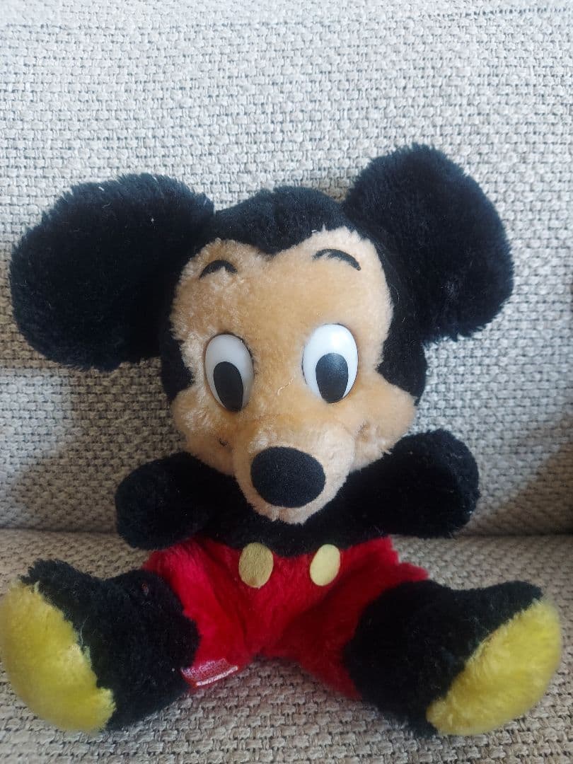 ディズニー　ミッキー　ミニー　ぬいぐるみ　アメリカ　レトロ　ヴィンテージ