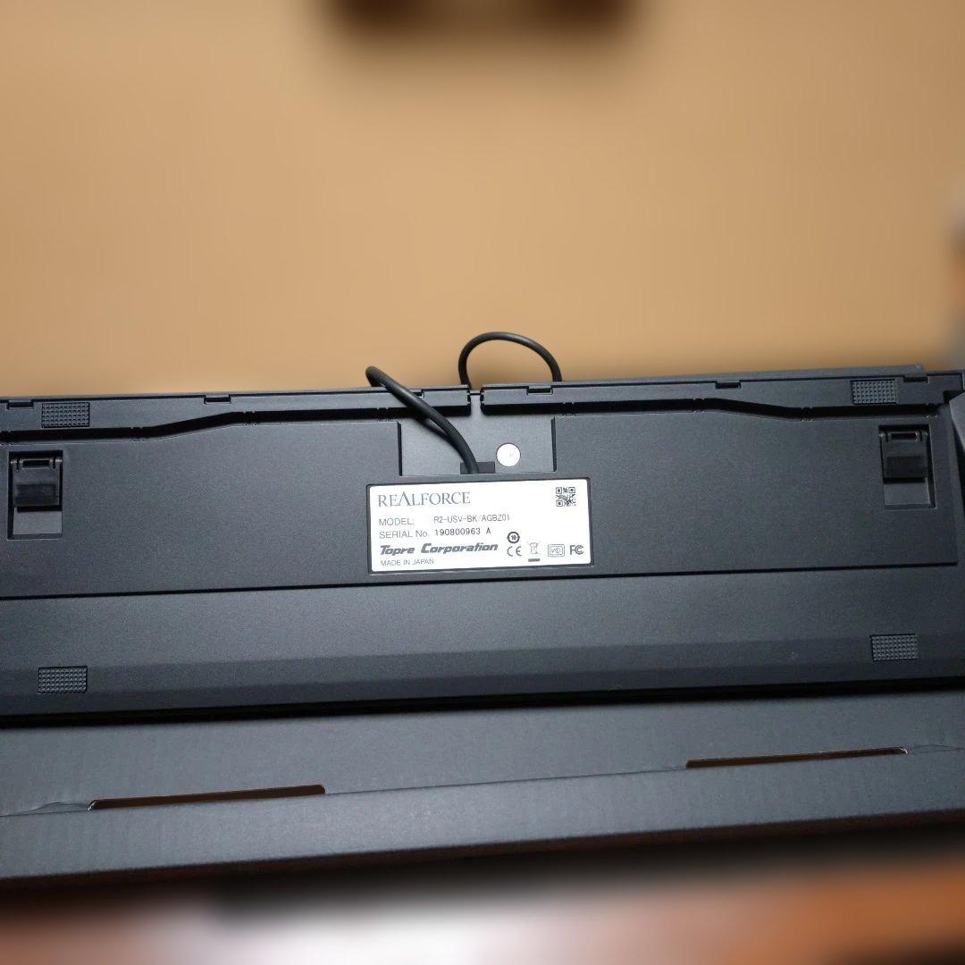 いつき REALFORCE【R2-USV-BK(ブラック)】 キーボード