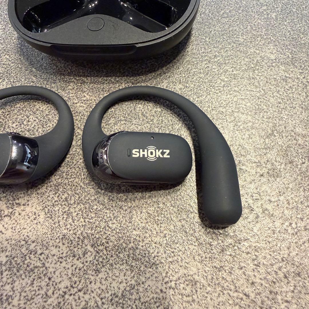 【アルコール消毒済】SHOKZ OPENFIT 2 ブラック shockz