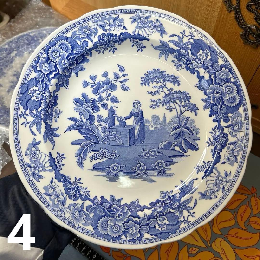 スポード　ブルールームコレクション　GIRL AT WELL プレート５枚