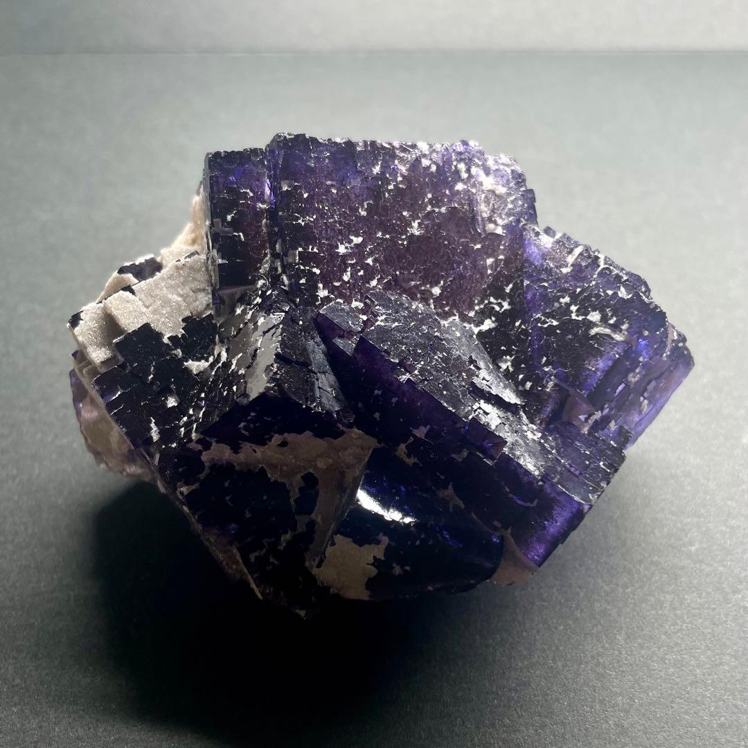 アメリカ イリノイ産 フローライト 蛍石 鉱物標本 原石 ②