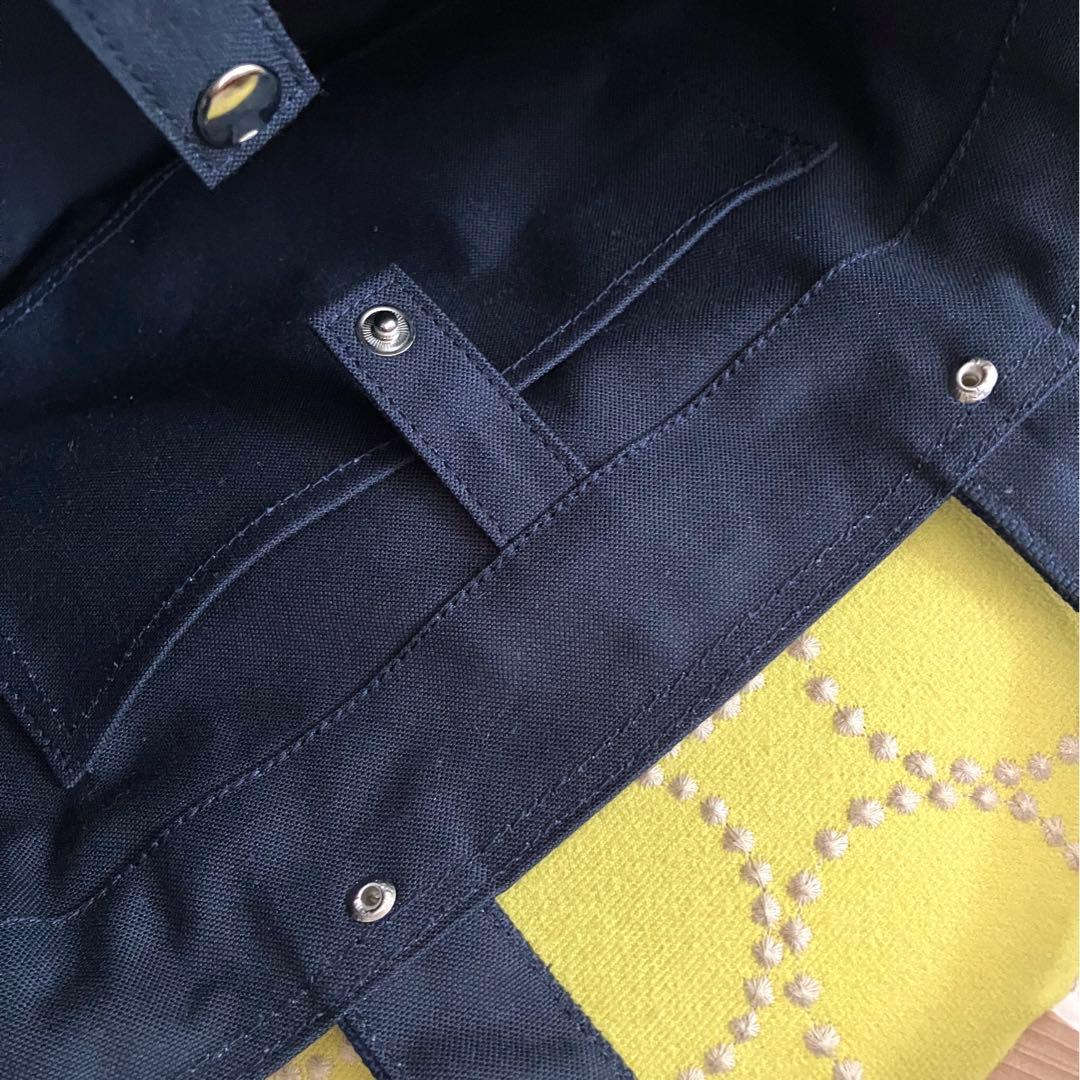 トートバッグ　ネイビー