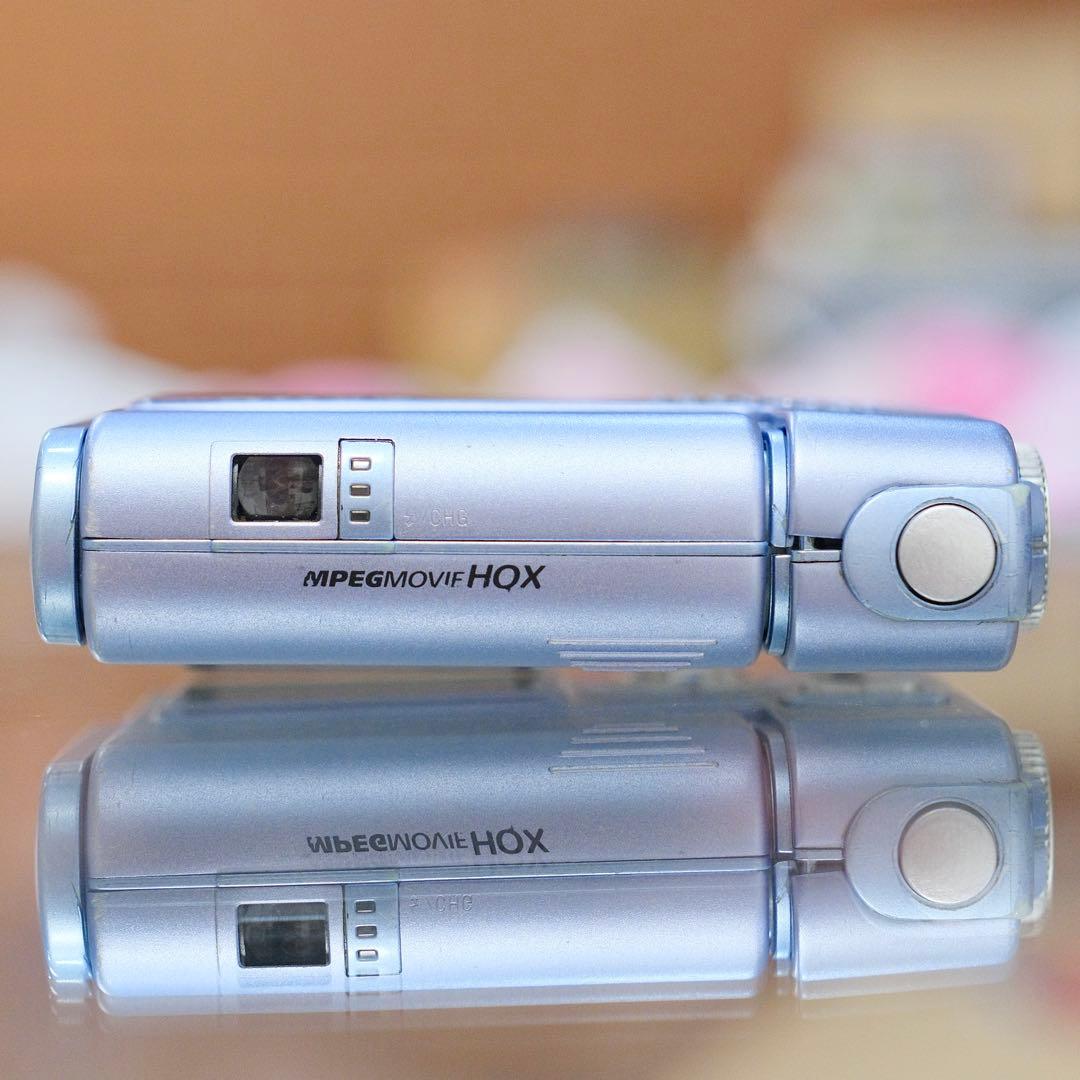 ！希少！動作品 平成レトロ Y2K SONY DSC-F77A ブルー 海外仕様