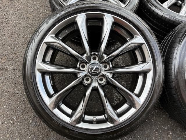 美品！レクサス RC 後期 Fスポーツ純正 19インチ IS、流用などに