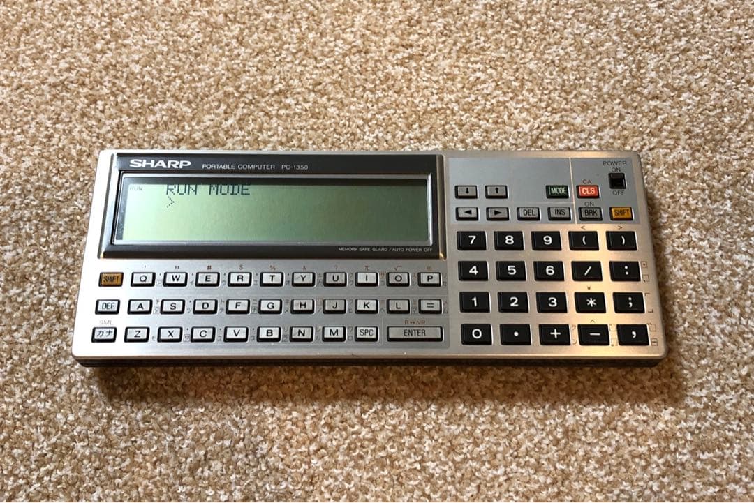 SHARP ポータブルコンピューター　PC-1350