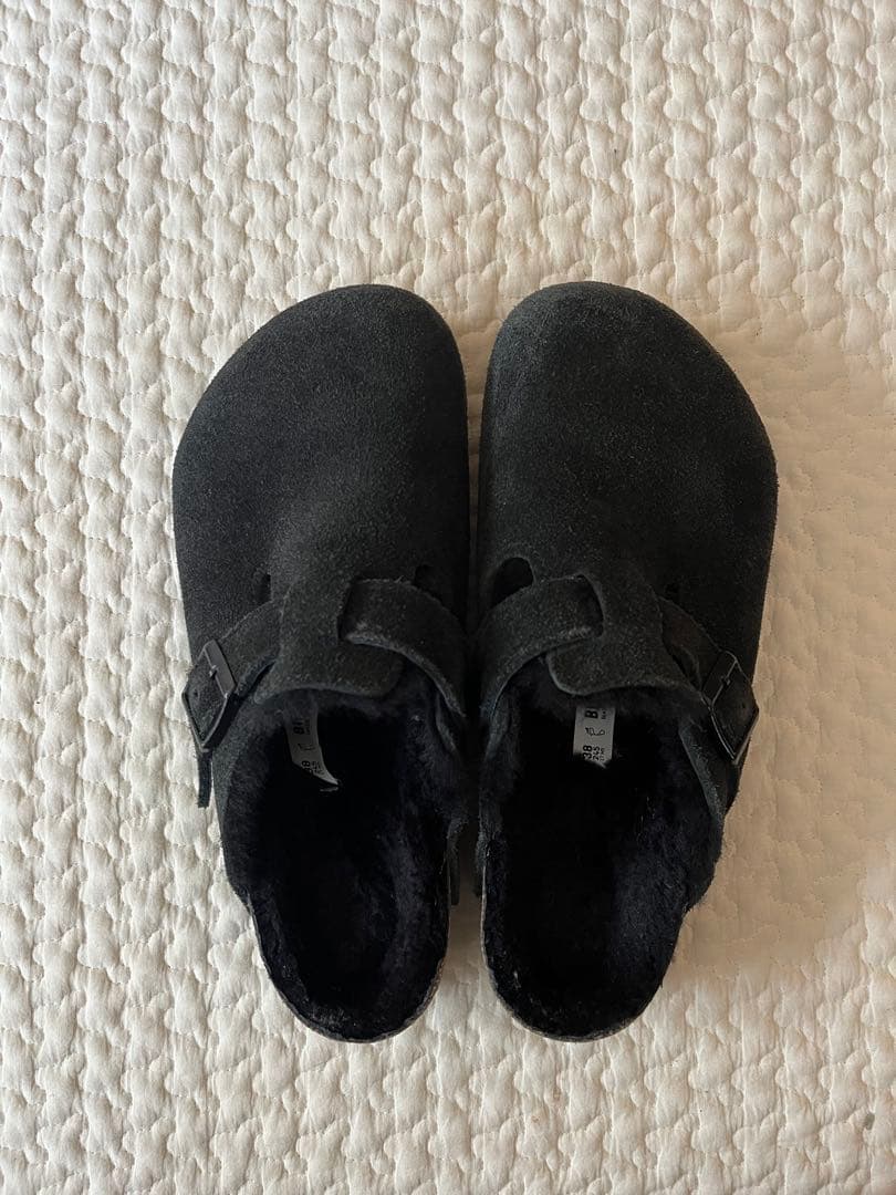 Birkenstock Boston Shearling ブラック 38