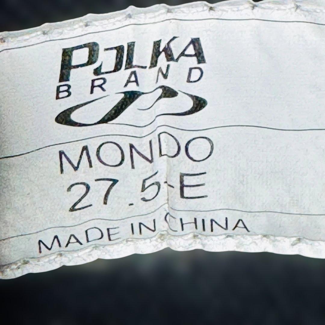 27.5cm POLKA GRAND スノーボードブーツ ブラック/オレンジ