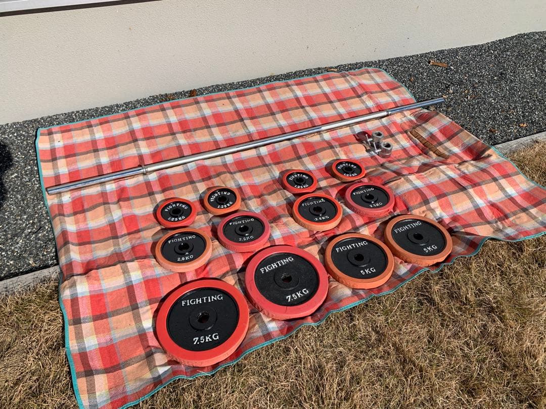 FIGHTING ROAD ベンチプレス用バーベルセット 50kg