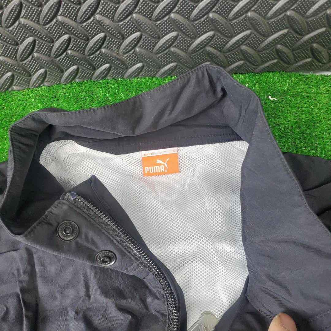 PUMA/プーマ ゴルフ メンズ レインウエア上下セット 雨カッパ 収納袋付き