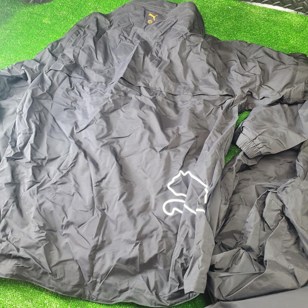 PUMA/プーマ ゴルフ メンズ レインウエア上下セット 雨カッパ 収納袋付き