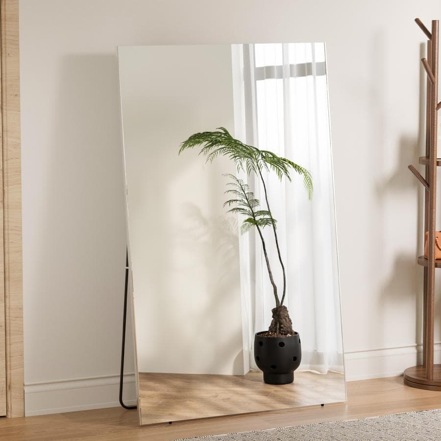 2733割れない鏡 フィルムミラー ダンス 鏡160×100cm全身鏡 姿見 白