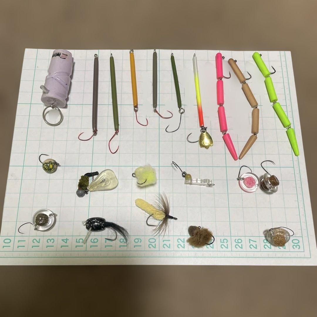 お助けルアー大盛りセット　トルネード　ぐるぐる　エリアトラウト