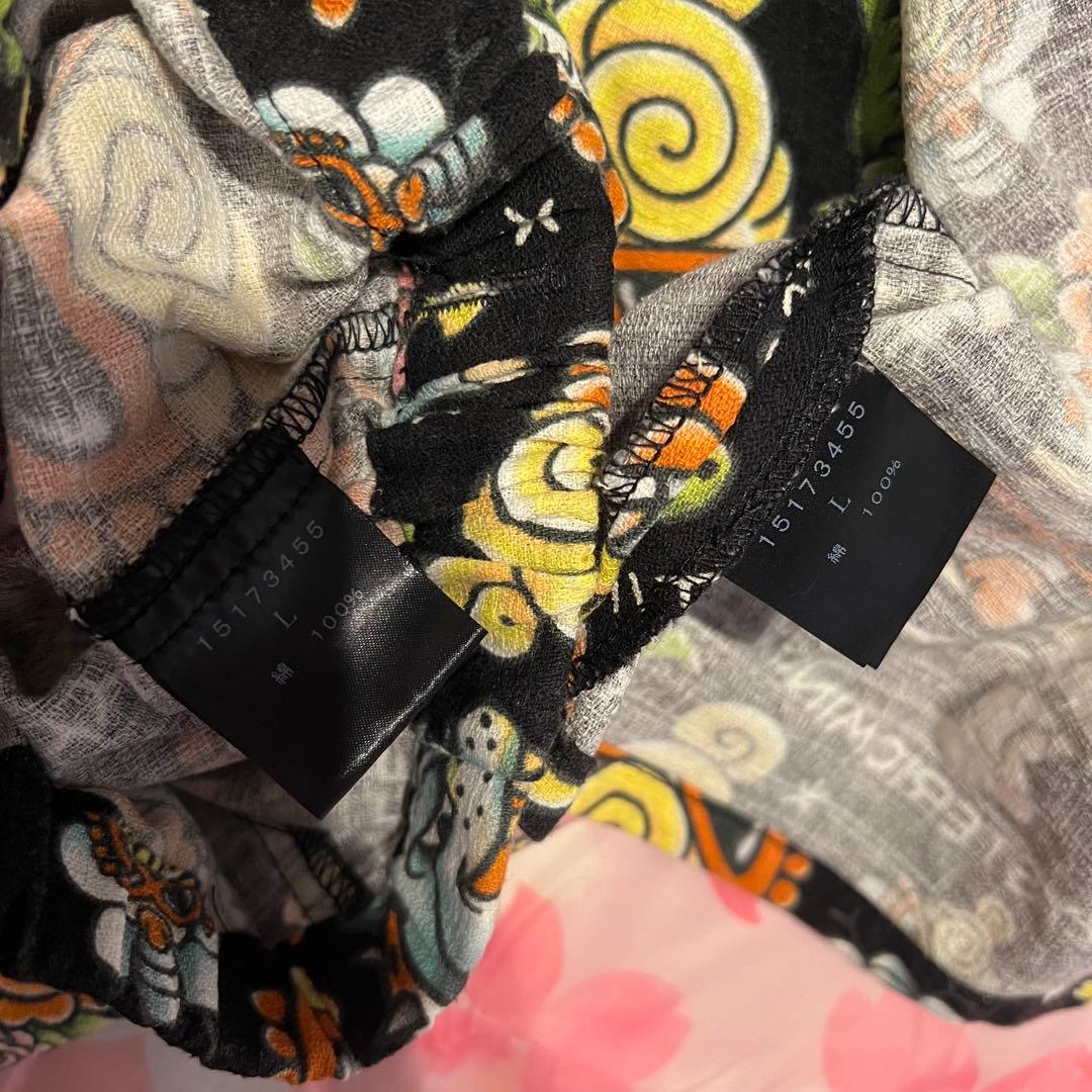 ヒスミニ tattoo柄 甚平 L