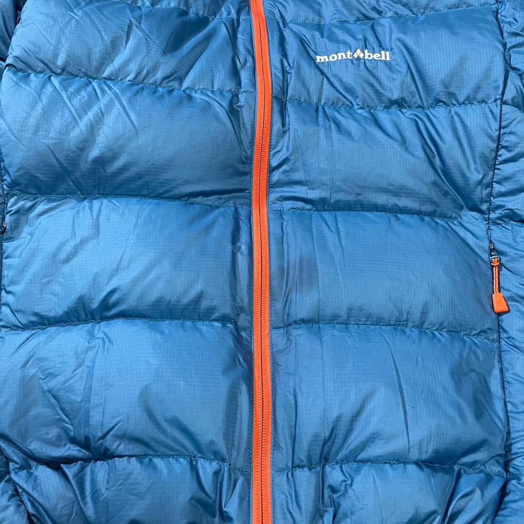montbell ライトアルパインダウンパーカ ex800 ダウンジャケット 青