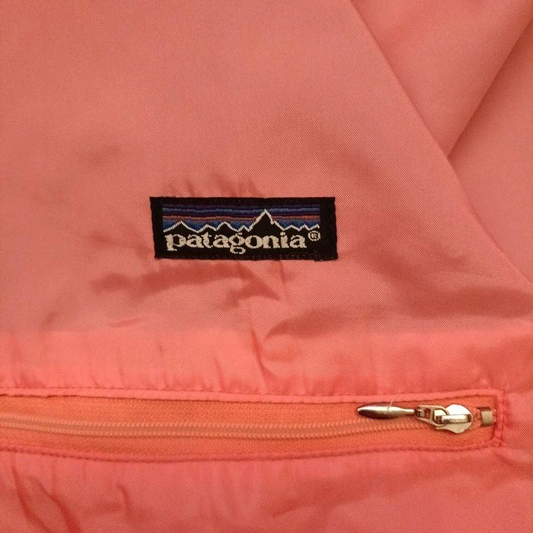 80s~ パタゴニア リバーシブル ウインドブレーカー サーモンピンク USA製