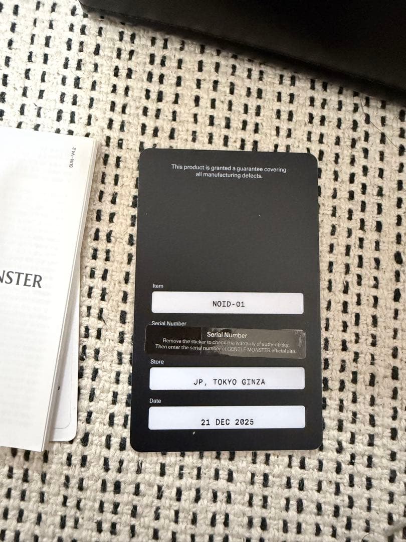 【極美品】GENTLE MONSTER NOID 01 サングラス