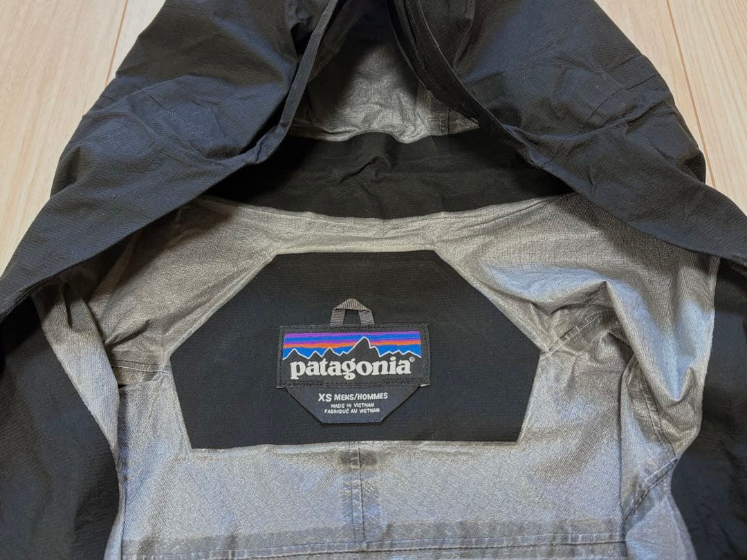 【美品】Patagonia パタゴニア ストームレーサージャケット 黒 XS
