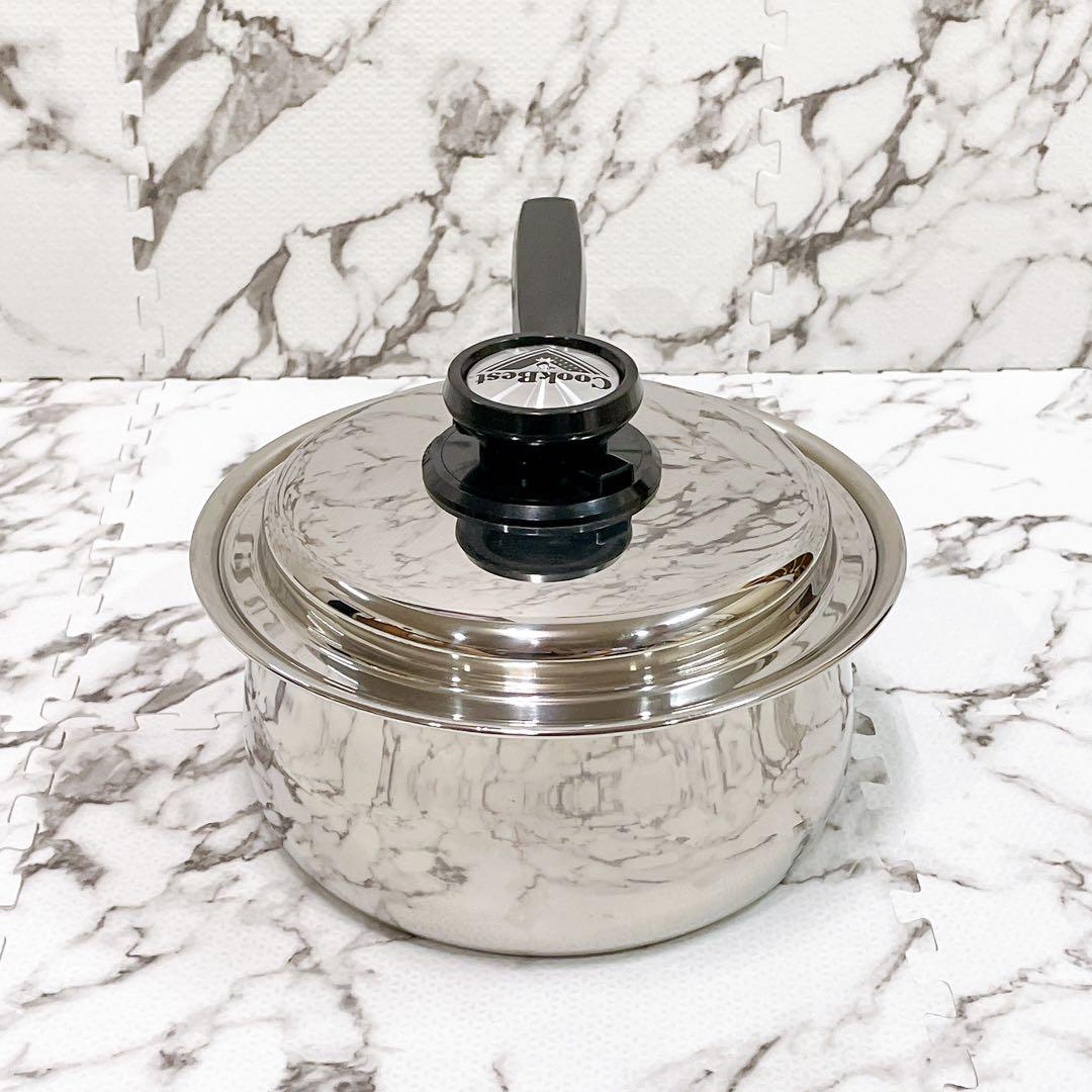 【未使用品】CookBest 片手鍋 IH対応 ステンレス製