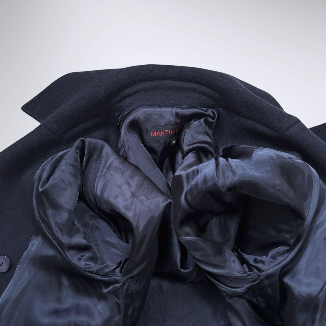 【定価約26万・極美品】MARTIN GRANT ピーコート 34 紺 フランス