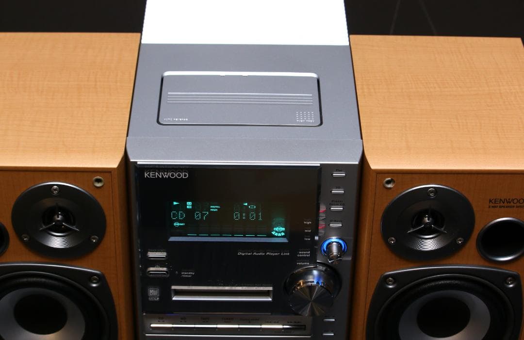 KENWOOD SV3MD CD/MD/TUNER/TAPE ミニコンポ 極美品
