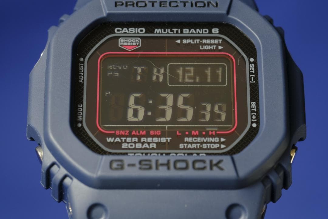 【中古】G-SHOCK GW-M5610U ネイビー 電波ソーラー(117)