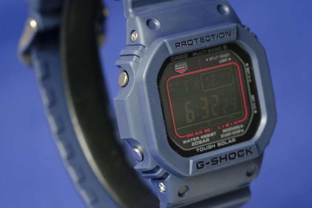 【中古】G-SHOCK GW-M5610U ネイビー 電波ソーラー(117)