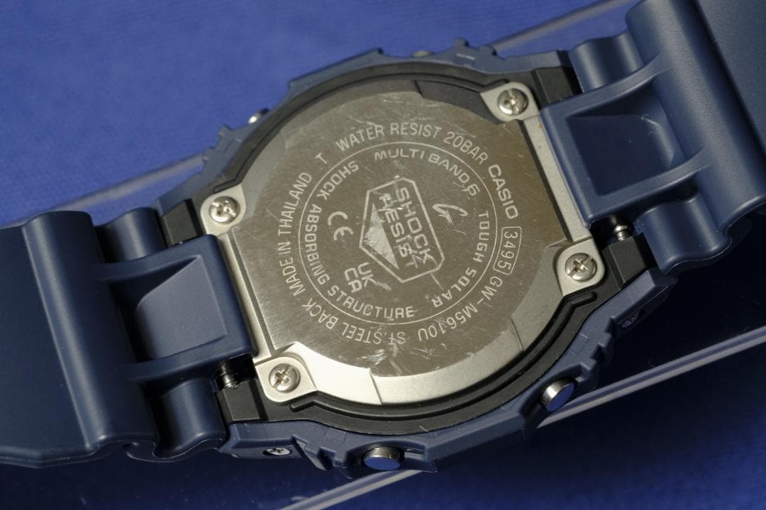 【中古】G-SHOCK GW-M5610U ネイビー 電波ソーラー(117)