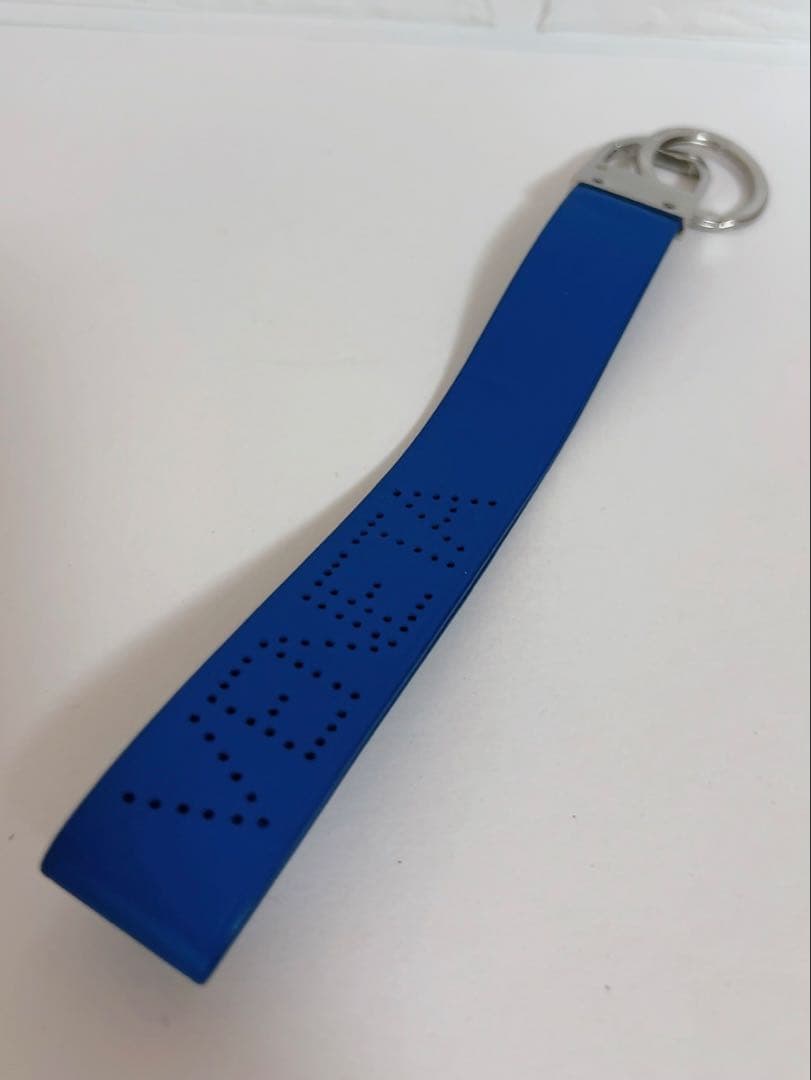 ボッテガヴェネタ　BOTTEGA VENETA キーリング　キーホルダー　青