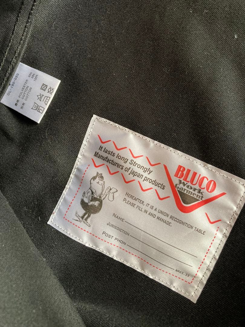 【新品】BLUCO ブルコ スタンダードオーバーオール XL 黒 ブラック