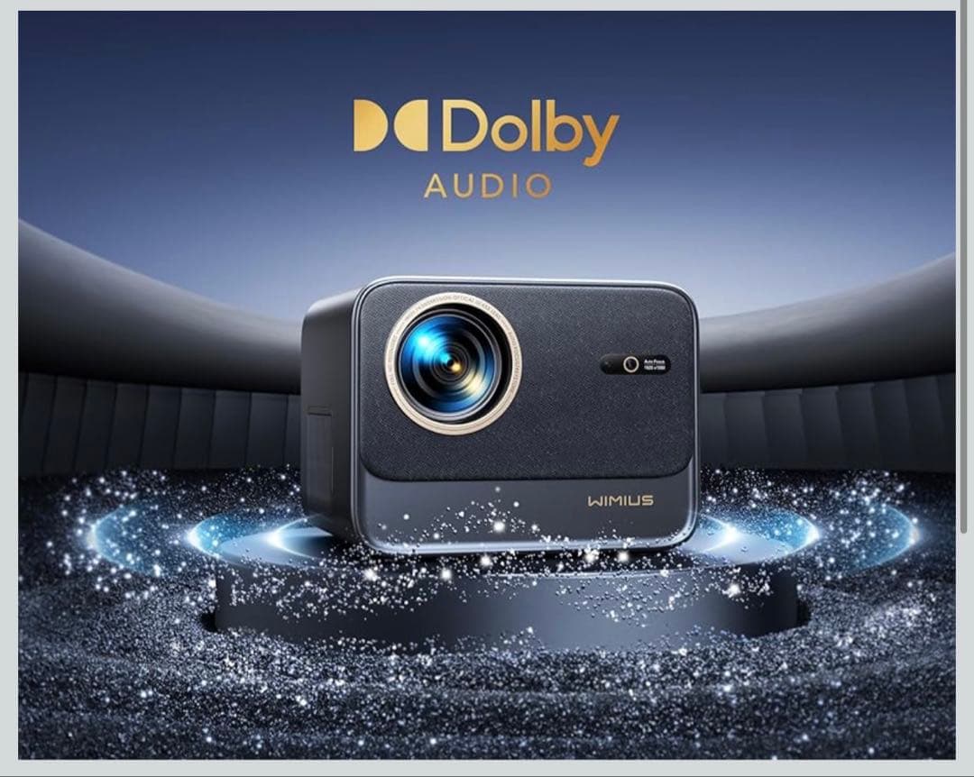 【未使用級】WiMiUS K9 プロジェクター　フルHD オートフォーカス