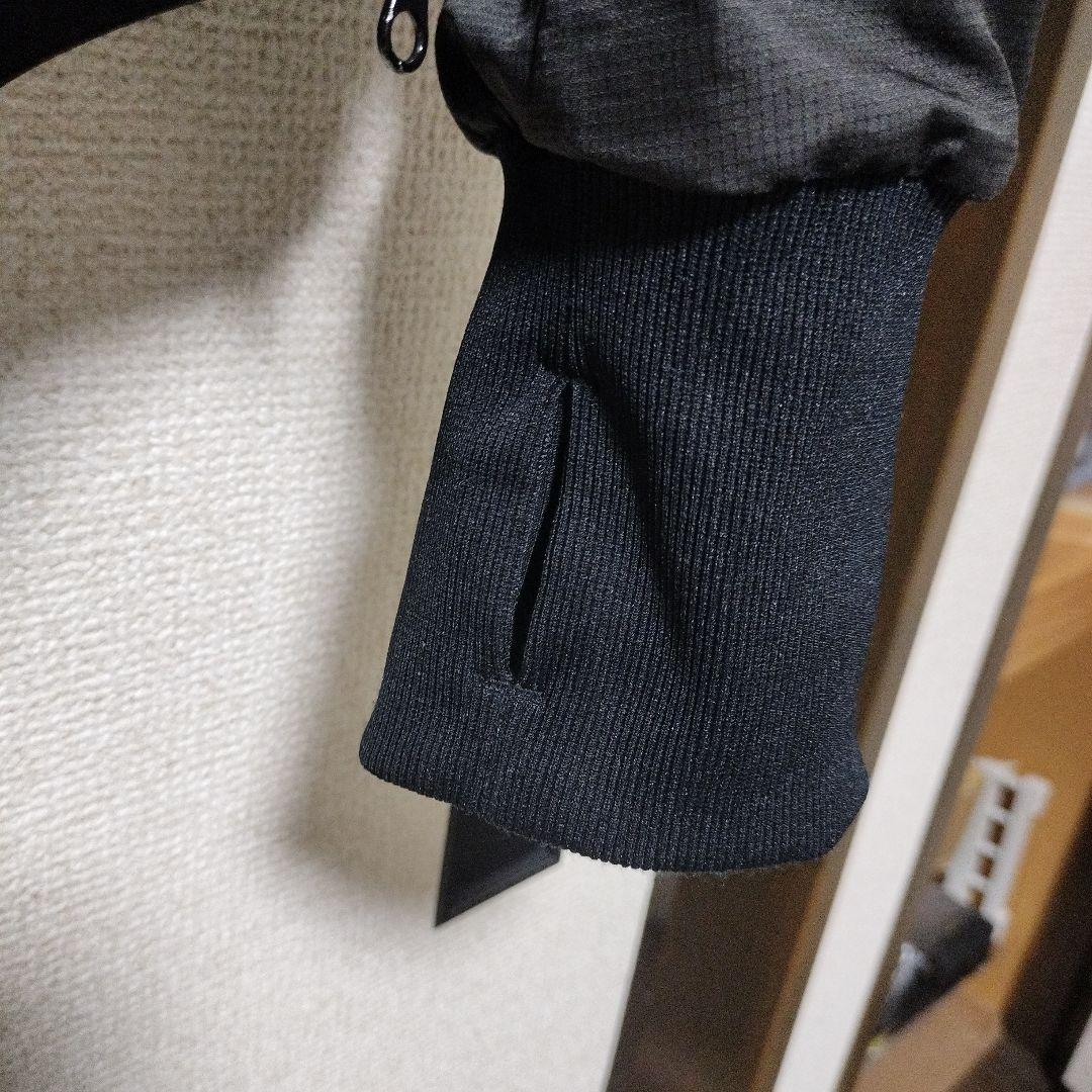 narifuri 黒 プルブレーカー フード付き