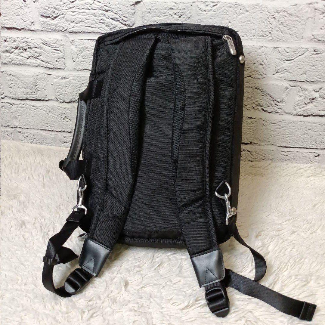 未使用級■ZERO HALLIBURTON 3WAY ビジネスバッグ ブラック