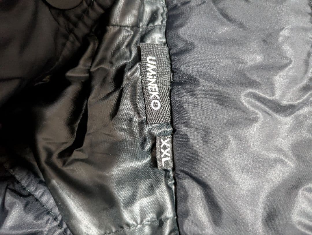 UMINEKOウミネコ ダウンウエア 上下セット カーキ/ブラック