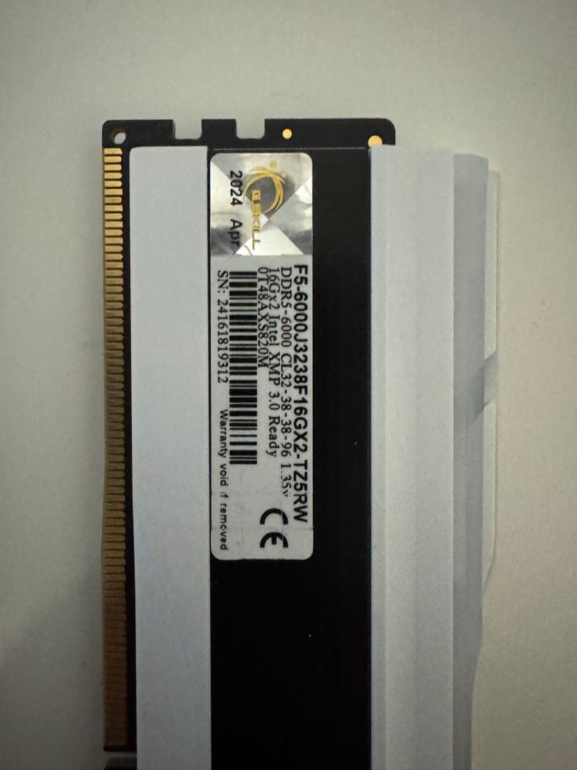 G.Skill Trident Z5 32GB DDR5 5600MHz メモリ