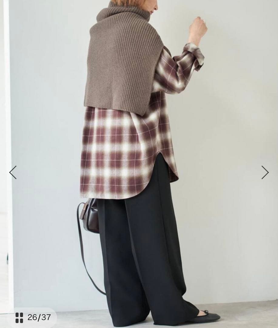 Spick and span ニットスヌード　新品未使用