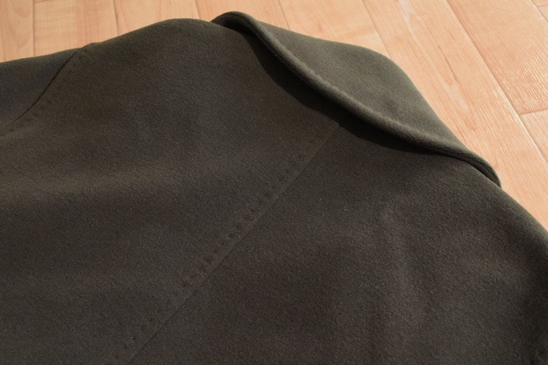 【MaxMara/マックスマーラ】白タグ ウールコート　カーキ