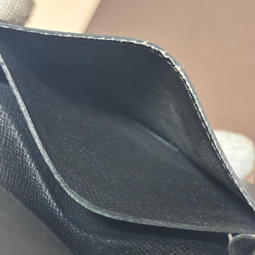 LOUIS VUITTON ブラック名刺入れ エピ アンヴェロップ カードケース