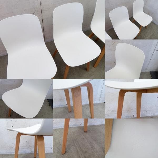 展示品■マジス■サブスタンス ウッドレッグス■深澤直人■4脚セット■34万