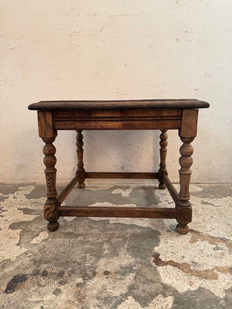 ビンテージ　サイドテーブル　コーヒーテーブル　剥離