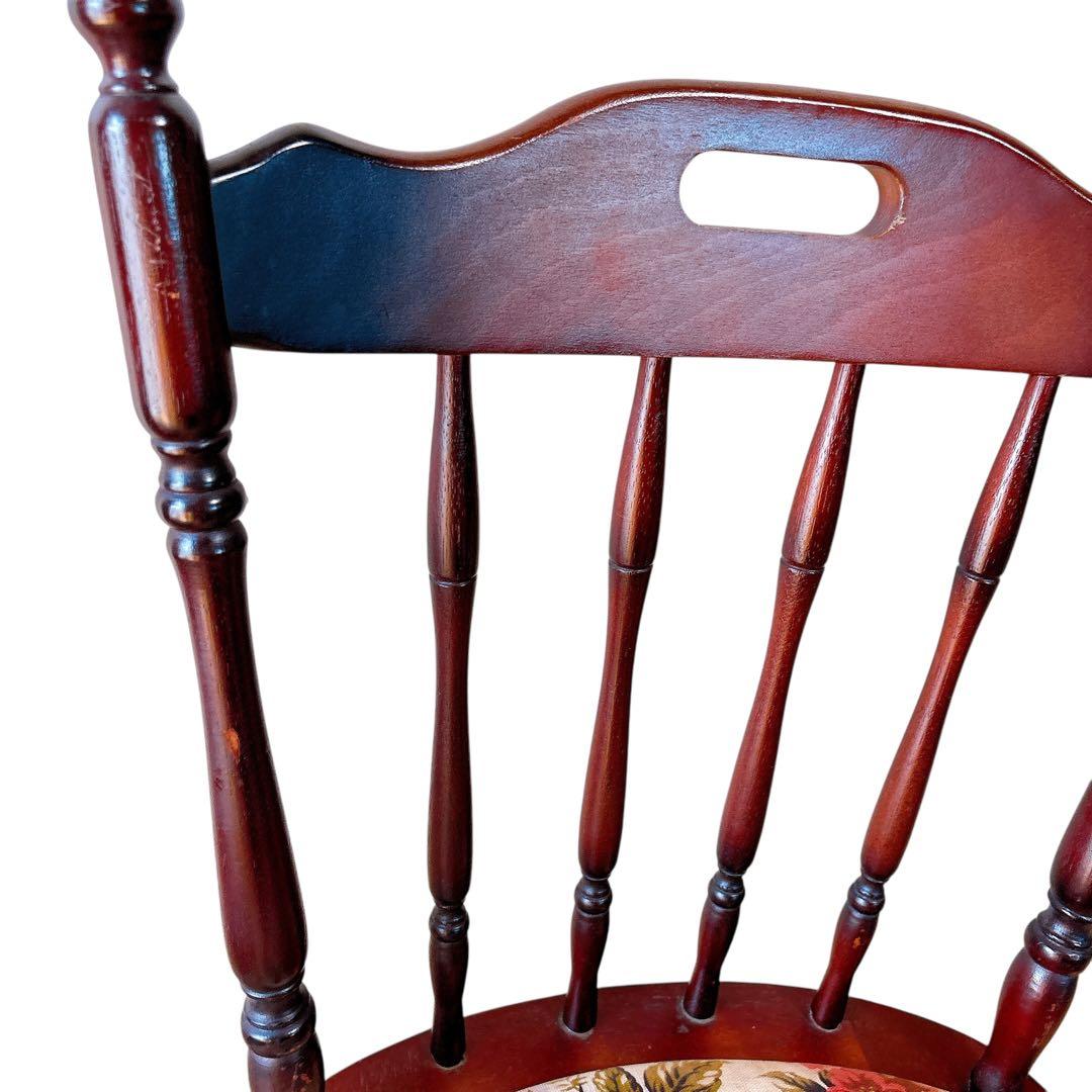 【ちひろ】② MIKIMOKU 2脚セット　椅子　花柄　ヴィンテージ　イス