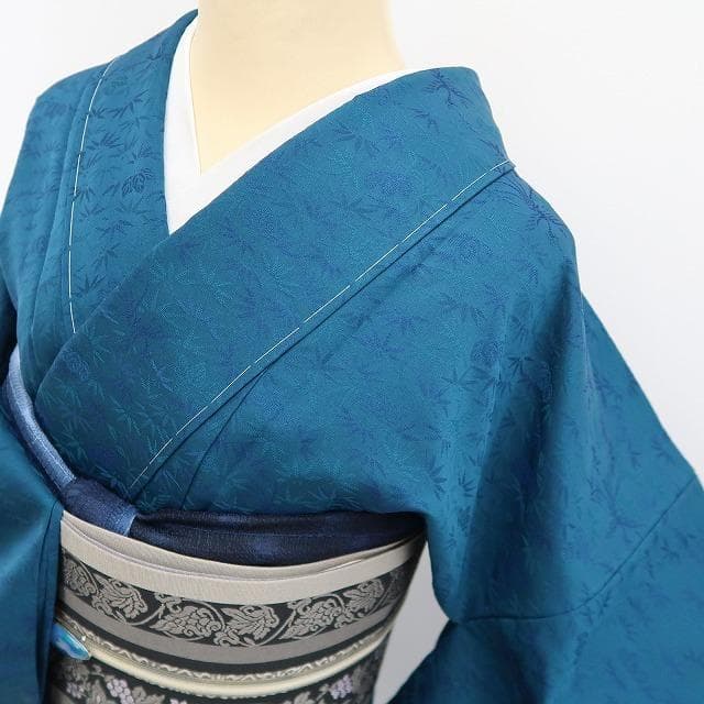 BR 新品 単衣 BANKAN 正絹 仕付け糸付 色無地 5469