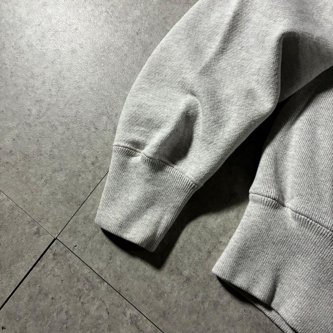 00s- Championリバースウィーブ 染み込みカレッジロゴクラッシュ短丈